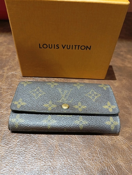 Ví LV 3 Ngăn Hoa Nâu+