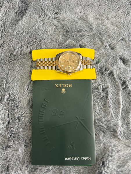 Đồng hồ Rolex vàng bạc mặt vàng+