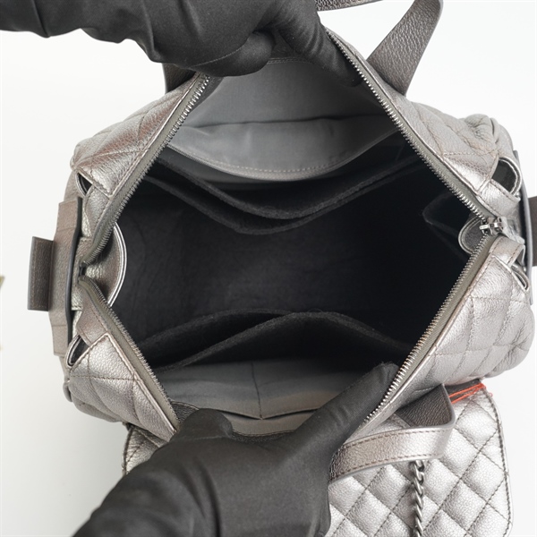 Túi Chanel màu xám bạc KG+