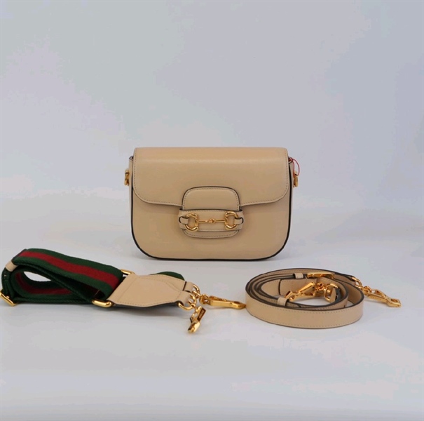 Túi GG 1955 trơn nude 2 strap KG+