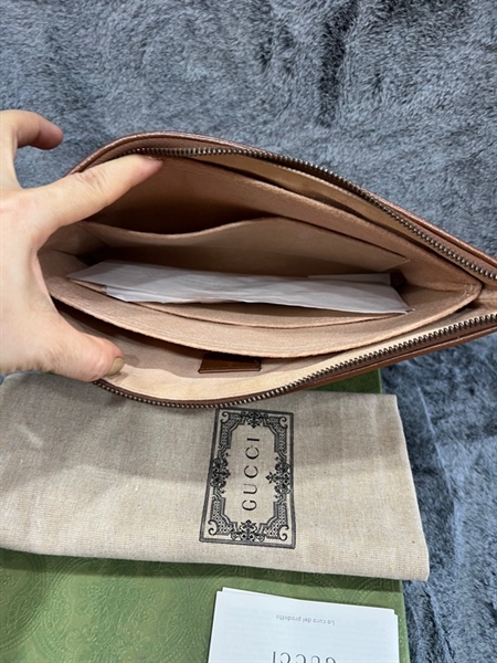 Túi GC kẹp nách nâu+