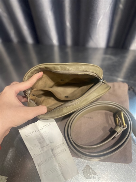 Túi Bottega xanh rêu KG+