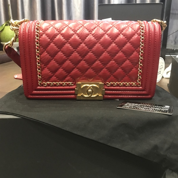 Túi CC classic đỏ KG+