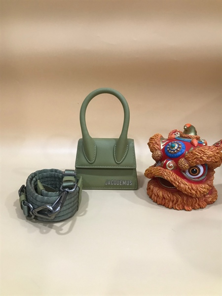 Túi Jacquemus Xanh Rêu 9cm+