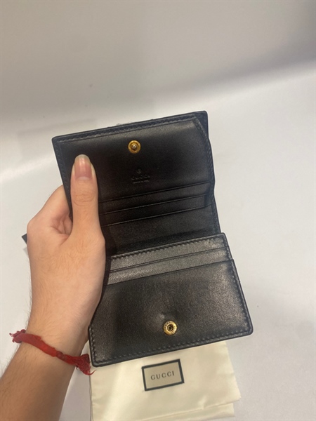 Ví GG đen nút bấm KG+