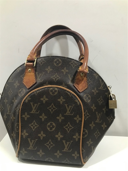 Túi Tote Lv Hoa Nâu vàng Đậm+