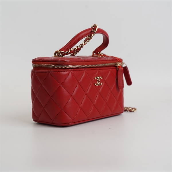 Túi Chanel hộp màu đỏ KG+