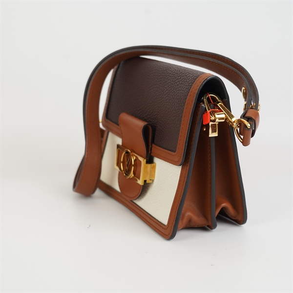 Túi LV dauphine đen trắng nâu KG+