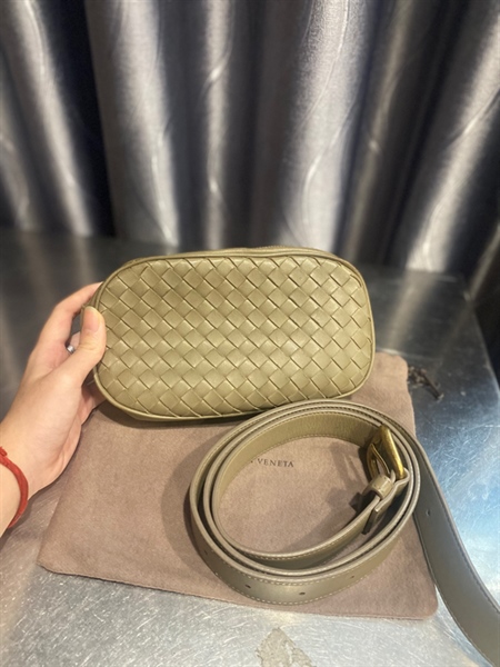 Túi Bottega xanh rêu KG+