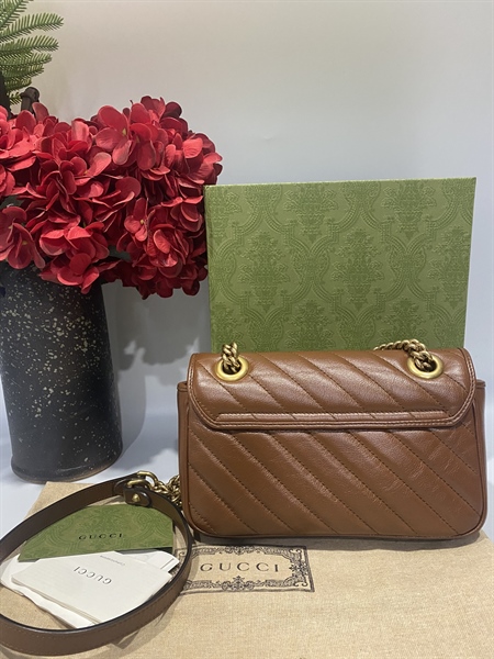 Túi Gucci Marmont Choco size 20 +