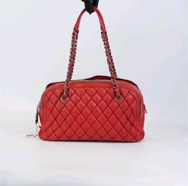 Túi Chanel màu đỏ cam KG+