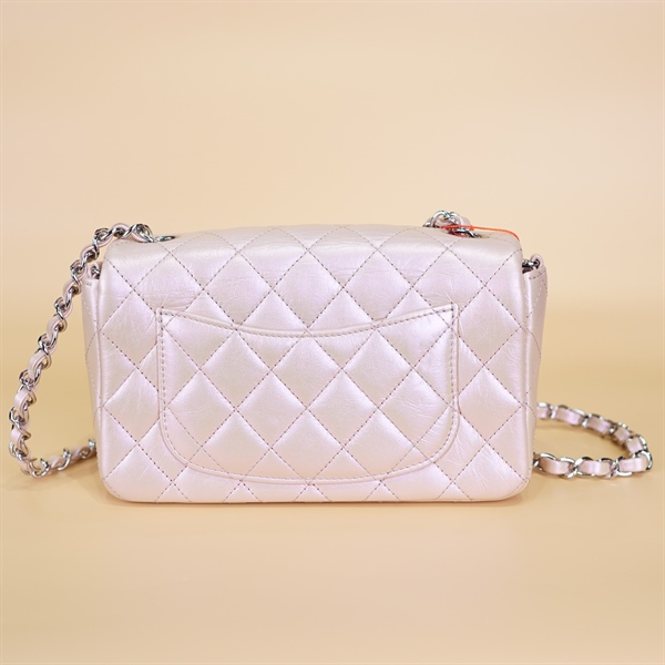 Túi Chanel Classic Hồng 20m KG+