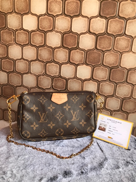 Túi LV Hoa Nâu 20cm+