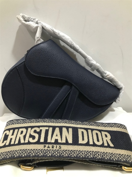 Túi Yên Ngựa Dior Xanh Đen+