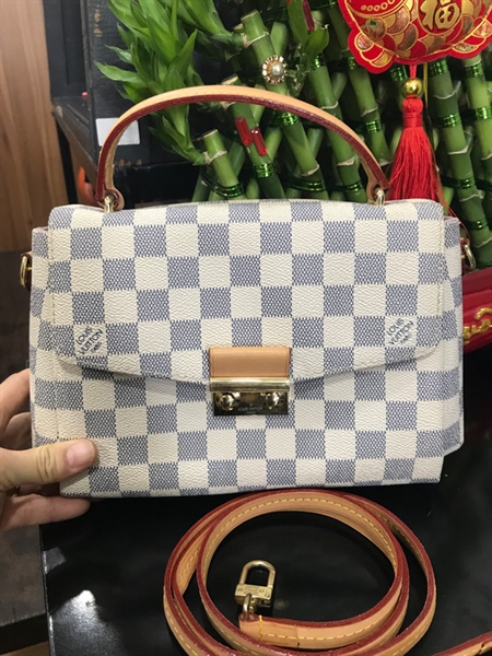 Túi LV Metis Ô vuông Trắng+