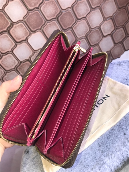 Ví Dài LV Lòng Đỏ Mận+
