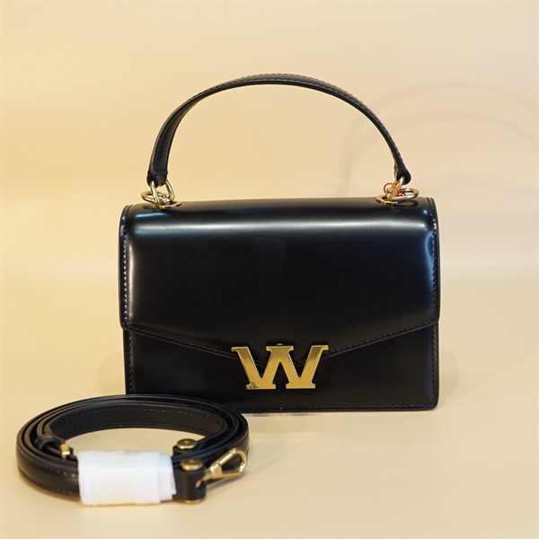 Túi Alexander Wang đen khóa W KG+