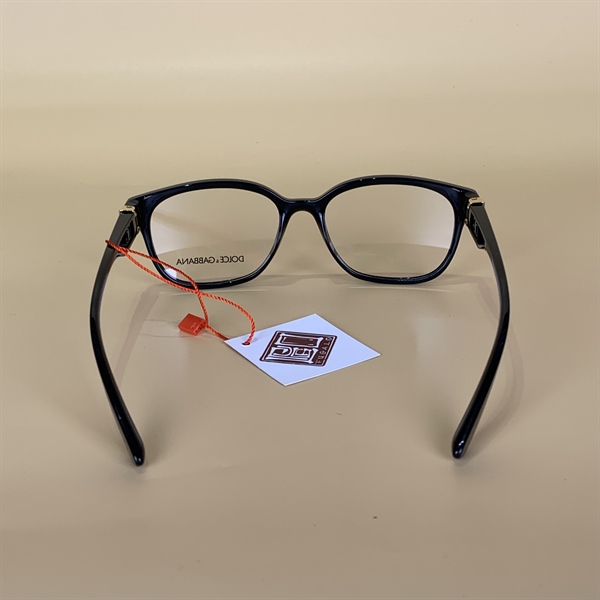 Kính gọng cận đen D&G logo đen KG+