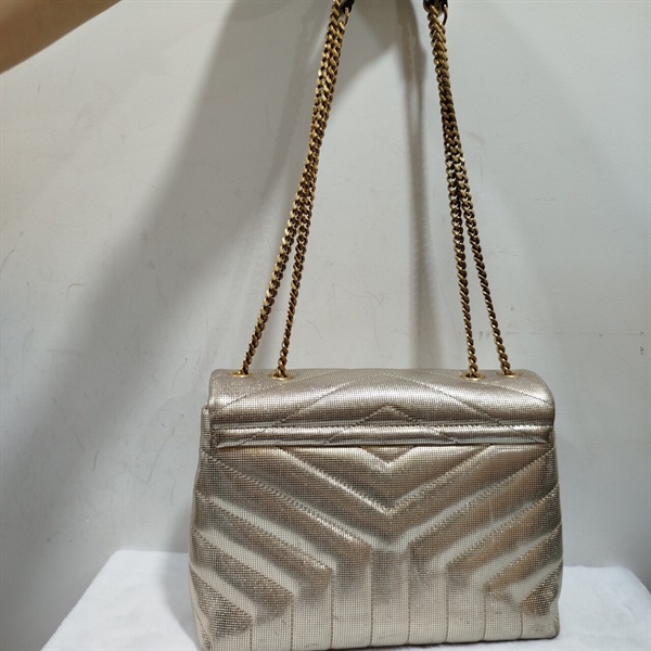 Túi YSL Màu Vàng Ánh Kim KG+