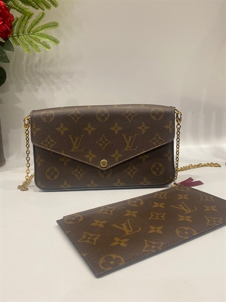 Túi LV 2 túi lòng đỏ KG+