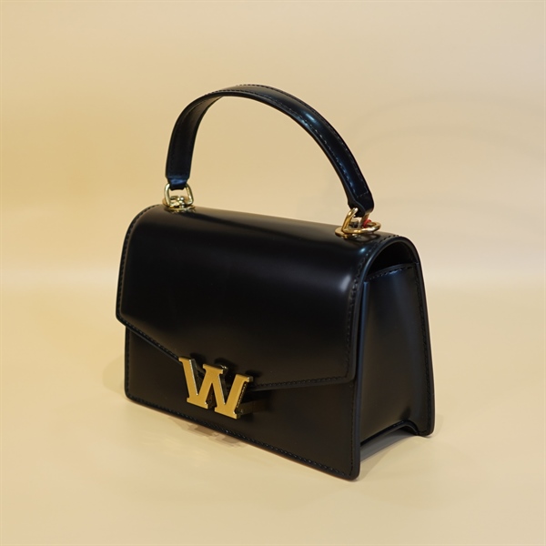 Túi Alexander Wang đen khóa W KG+