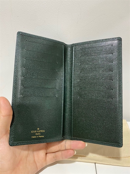 Ví LV Gập 2 Xanh Rêu+