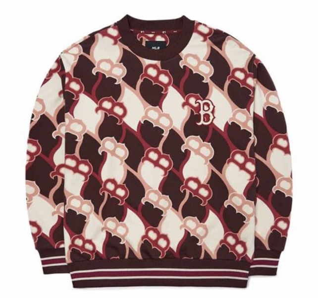 Áo sweater MLB đỏ KG+