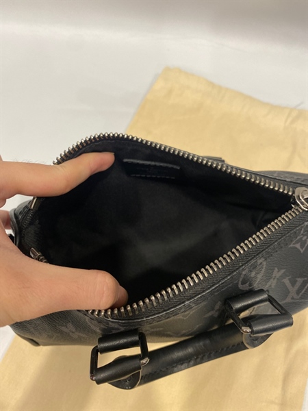 Túi trống LV đen +
