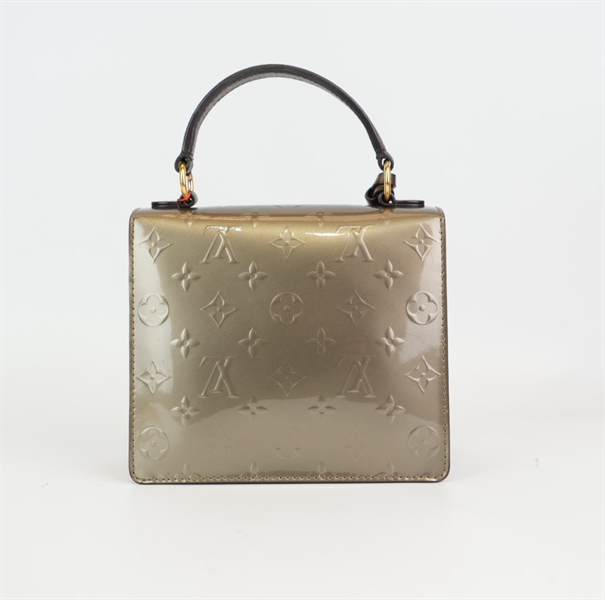 Túi LV hoa bạc lòng hồng 19cm +