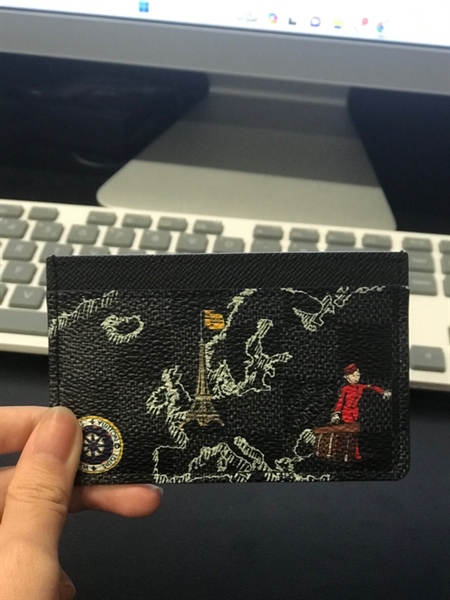 Ví card LV ô đen +