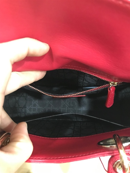 Túi Lady Dior Đỏ+