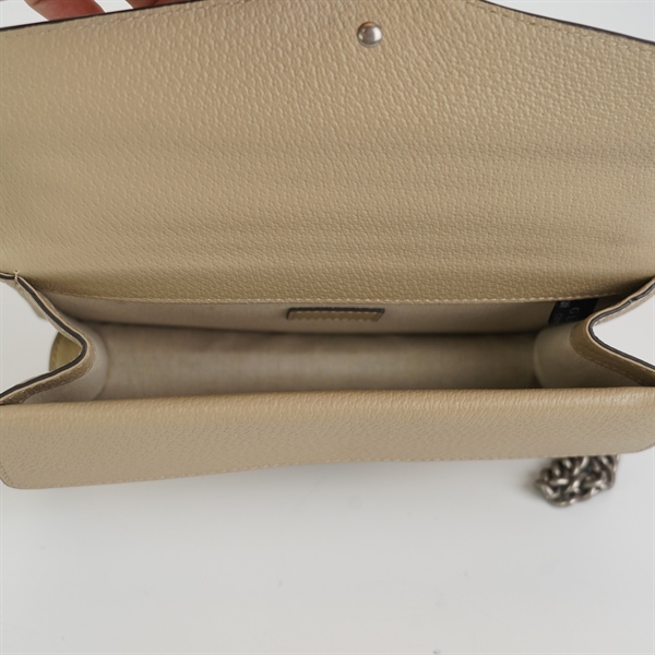 Túi GG đầu rồng màu nude KG+