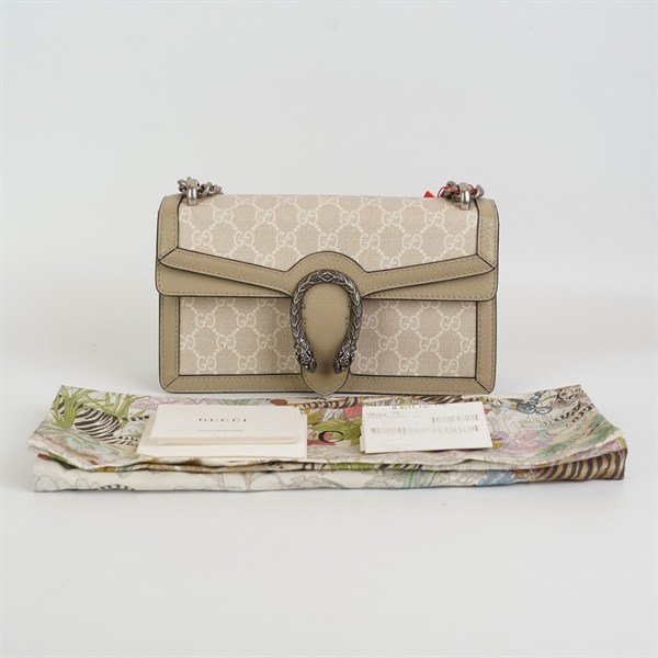 Túi GG đầu rồng màu nude KG+