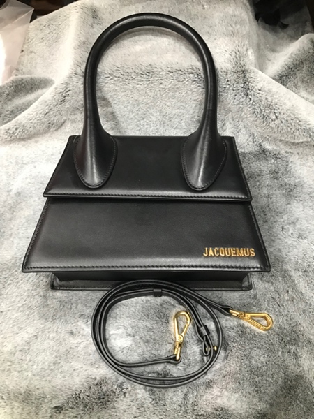 Túi Jacquemus Top Handle màu đen +