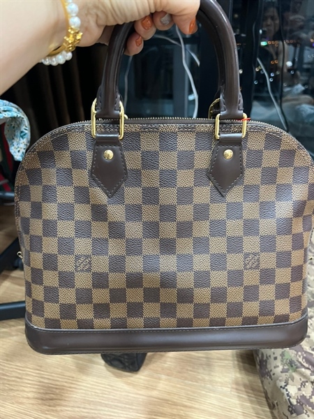 Túi LV Alma ô vuông nâu size 30cm KG+