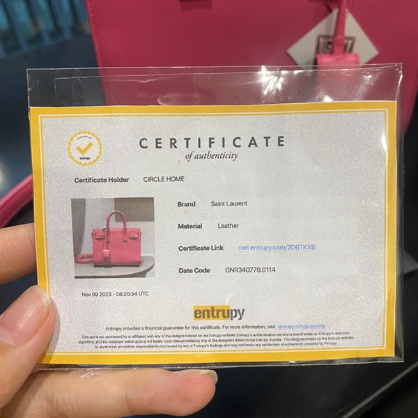 Túi Saint hồng KG+