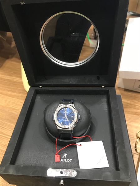 Đồng hồ nữ Hublot dây da KG+