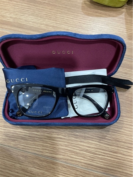 Kính gọng cận GG đen KG+