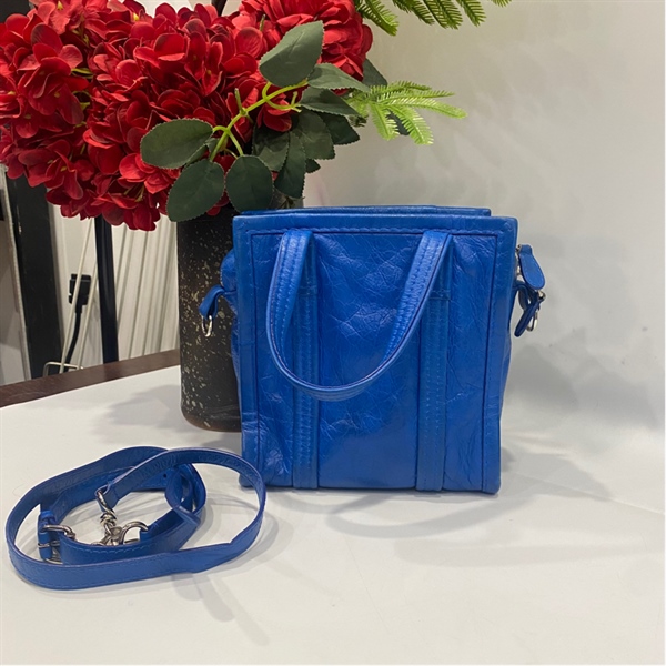 Túi xách Balenciaga xanh biển KG+