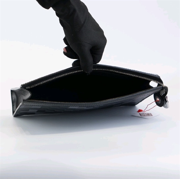 Túi LV ô vuông đen KG+