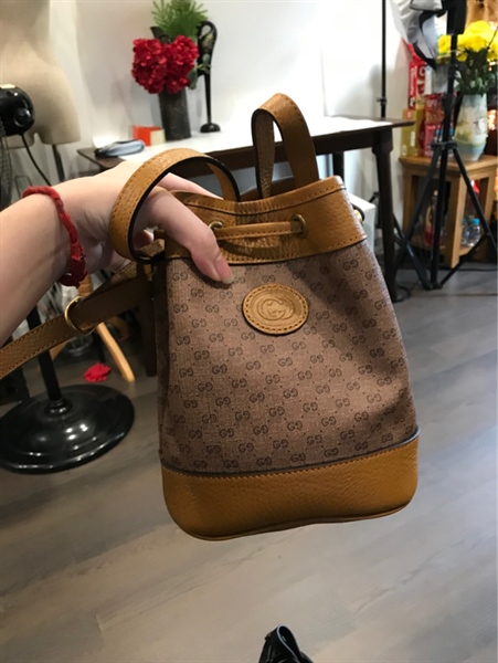 Túi GG Bucket Disney nâu