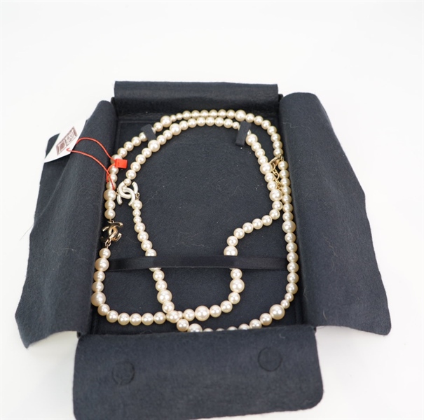 Dây chuyền Chanel ngọc trai KG+