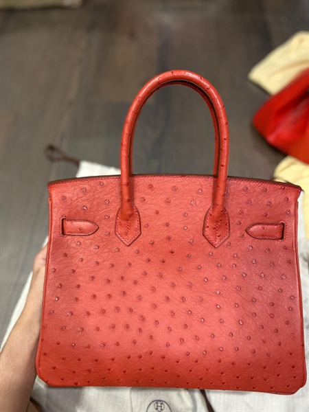 Túi Hermes đà điểu ổ chìa KG+