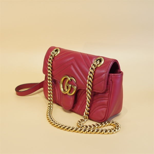 Túi xách GG vân đỏ KG+
