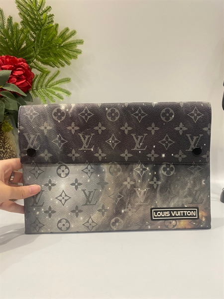 Túi LV xám đen +