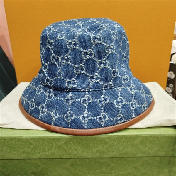 Nón Jean xanh GG KG+