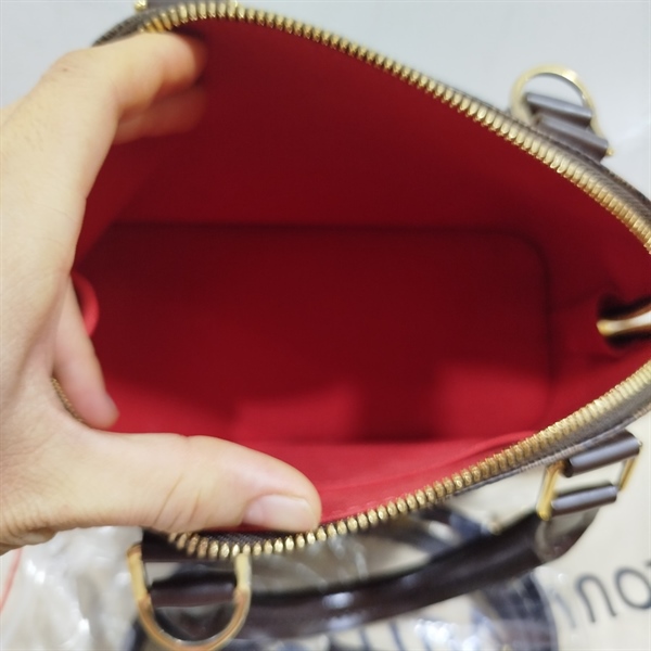 Túi LV Ô Vuông Nâu Vàng+