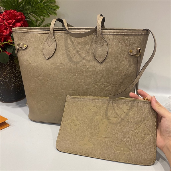 Túi LV never full xám KG+