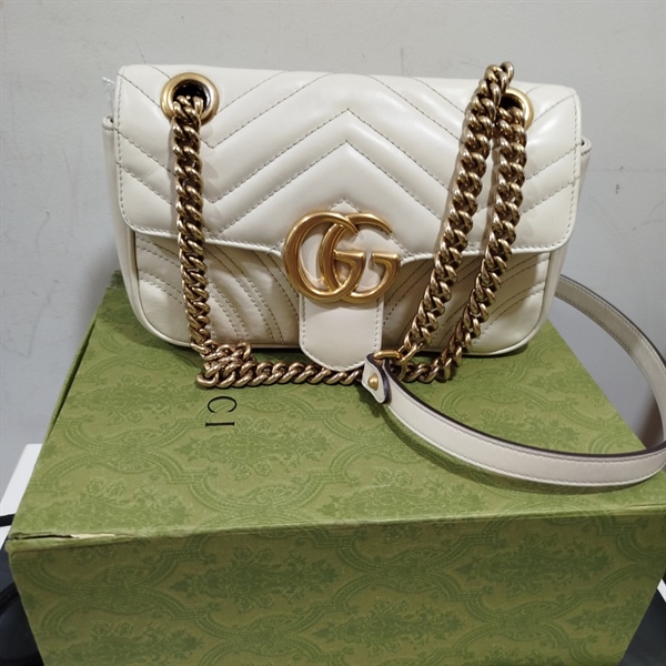 Túi GG Monman Trắng KG+