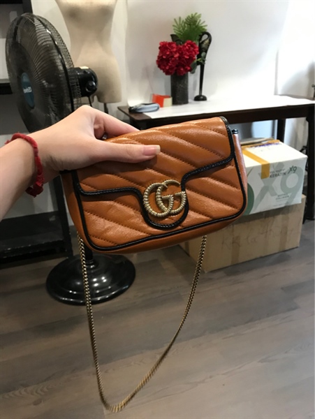 Túi GG Marmont nâu